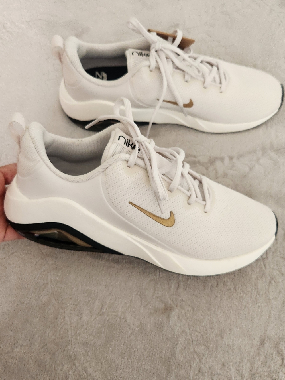 Nike Wmns Sz10 Air Zoom Bella 7 Phantom Metallic Gold Cross Training FZ1689-004